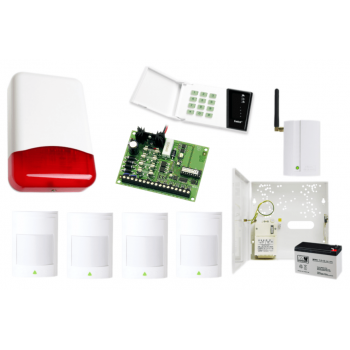 SATEL ALARM CA 4 LED 4 CZUJKI SYGNALIZATOR GSM